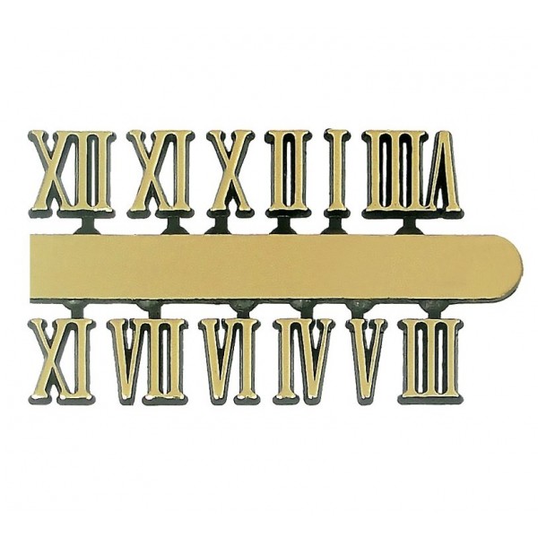 10 Jogos de números Romanos G (14mm) - Cores Diversas