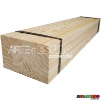 Fardo com 20 ripas de pinus 4x2cm com 100 cm de comprimento cada