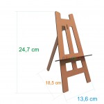 Mini Cavalete de Mesa - 26cm de altura
