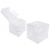 10 Caixas de acetato Transparente medidas 7,5x7,5x7,5 cm