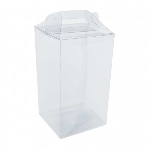 10 Caixa 6x6x11 cm Transparente modelo Maletinha para embalagem e presentes