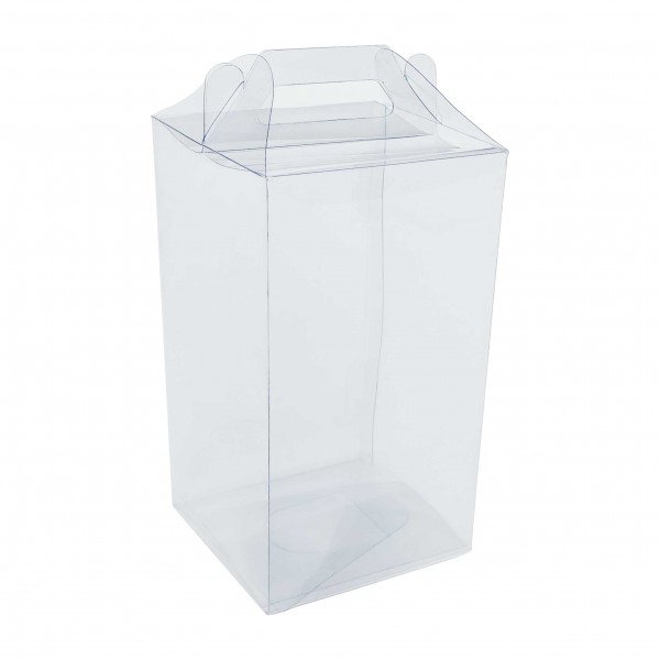 20 Caixa 6x6x11 cm Transparente modelo Maletinha para embalagem e presentes
