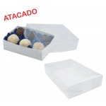 Atacado 500 Caixas de Acetato 12X8X3 cm para 6 doces