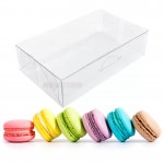 50 Caixas de Acetato 10x5x2,5 cm para macarons