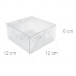 10 Caixas transparente para sapatinhos medidas 12X12X6 cm 