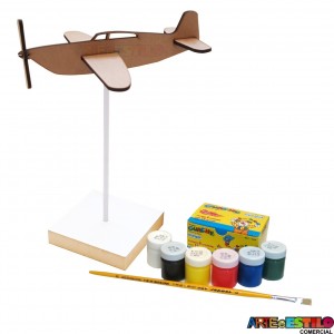 Kit de Pintura Aviãozinho no pedestal