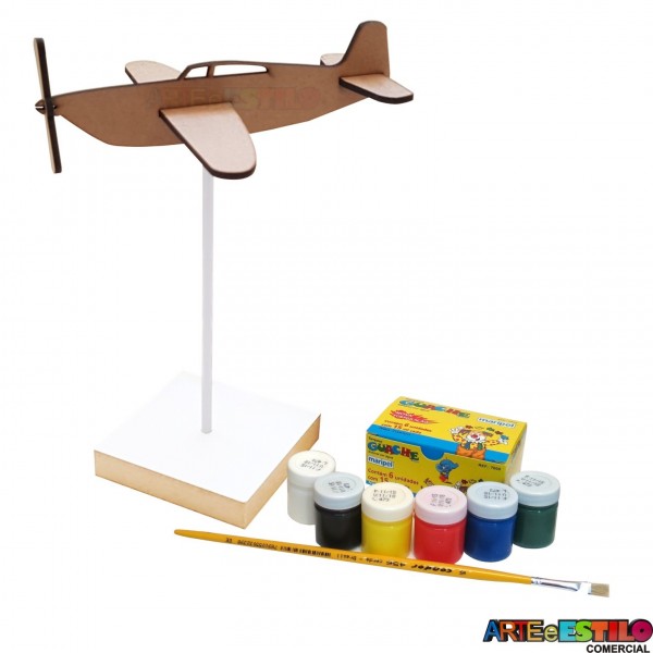 Kit de Pintura Aviãozinho no pedestal
