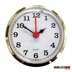 Maquina de relogios de embutir 82/74mm - Cor Dourada