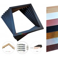 1 Moldura 30x40 perfil 4x1,2 cm - Pronta para Telas Quadros Pinturas Artes Placas impressas - Só o aro