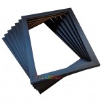 1 Moldura 30x40 perfil 4x1,2 cm - Pronta para Telas Quadros Pinturas Artes Placas impressas - Só o aro