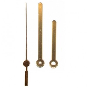 10 jogos de ponteiros Palito Grande (7,0 cm) -Dourado - Prata
