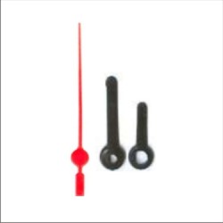 10 jogos de ponteiros Palito Pequeno (3,5 cm) - Preto - Branco