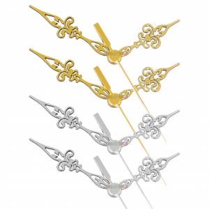 10 jogos de ponteiros Luiz XV Grande (7,0 cm) - Dourado - Prata