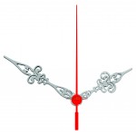 10 jogos de ponteiros Luiz XV Grande (7,0 cm) - Dourado - Prata com segundos vermelho