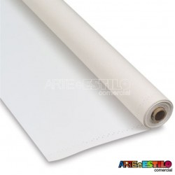 Rolo com 1 metro X largura 66 cm de Tecido para Tela de Pintura Algodão Pronto Para Uso 